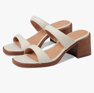 Madewell Sandals - Saige Double Strap Sandals Cream color